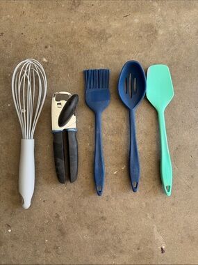 Silicone & Stainless Steel Kitchen Utensil Set